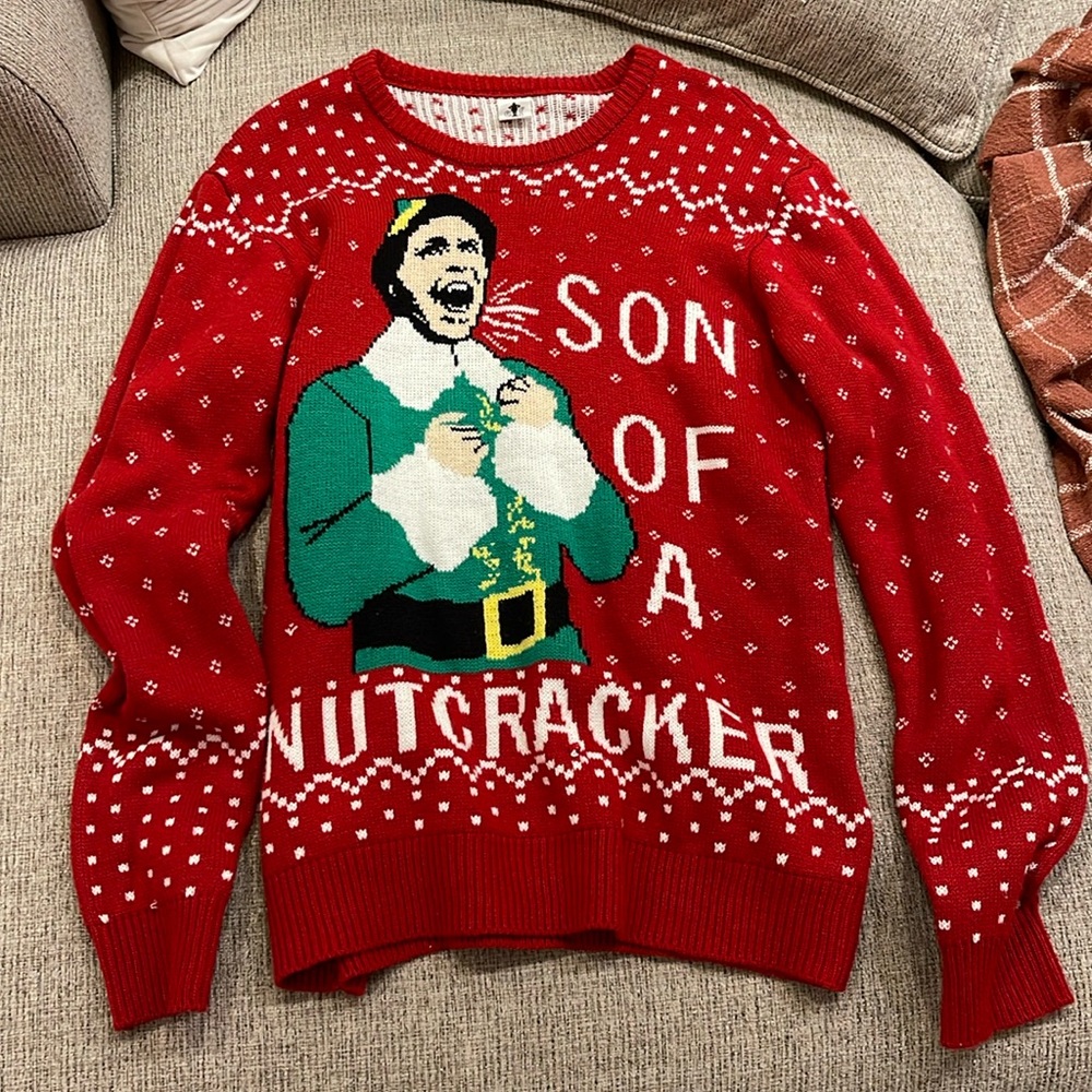 ELF ugly Christmas sweater